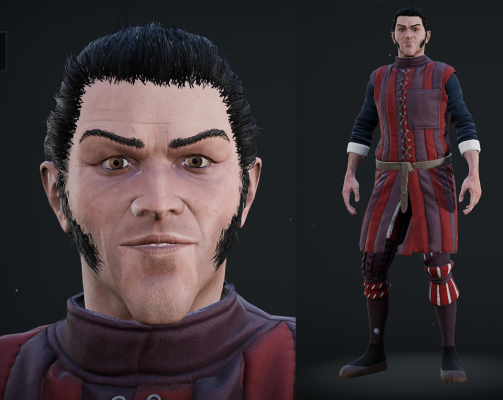 CharacterProfiles=(Name=INVTEXT("Cosplay Cartoons - Robbie Rotten"),GearCustomization=(Wearables=((Colors=(44,19)),(),(ID=9,Colors=(40,43),Pattern=1),(Colors=(40,43),Pattern=1),(Colors=(44,19)),(ID=11,Colors=(1,39)),(Colors=(0,9)),(ID=8,Colors=(43,40)),(ID=3,Colors=(9,0))),Equipment=((ID=4,Colors=(3,43,15),Parts=(1,0,0)),(ID=32,Colors=(0,11,3)),(ID=53))),AppearanceCustomization=(Emblem=0,EmblemColors=(0,0),MetalRoughnessScale=0,MetalTint=0,Age=82,Voice=2,VoicePitch=54,bIsFemale=False,Fat=0,Skinny=255,Strong=124,SkinColor=2,Face=1,EyeColor=5,HairColor=16,Hair=2,FacialHair=7,Eyebrows=0),FaceCustomization=(Translate=(15360,31041,12962,17408,15364,17437,19541,0,15385,0,31428,19528,31656,31669,0,30750,30720,480,10205,10176,31704,10529,31710,31680,15360,31123,10881,22934,31685,20128,20158,2450,2443,30720,30750,25600,25629,30740,30729,0,0,0,24769,0,0,0,24796,30405,30424),Rotate=(0,762,0,64,0,894,14249,0,0,0,0,13332,30593,29756,6213,31136,31262,30720,17754,18019,29860,0,20485,21432,0,16128,0,160,30489,2,955,224,734,31098,31299,1036,2001,27456,26750,0,0,24038,31520,0,0,24023,30878,1,988),Scale=(14351,14351,0,6240,0,6240,16401,15855,0,15855,108,16401,30850,30850,25048,24605,24605,31709,35,35,31710,96,31070,31070,0,224,2049,0,31710,9248,9248,0,0,0,0,0,0,19765,19765,0,0,0,0,0,0,0,0,2060,2060)),SkillsCustomization=(Perks=165889))