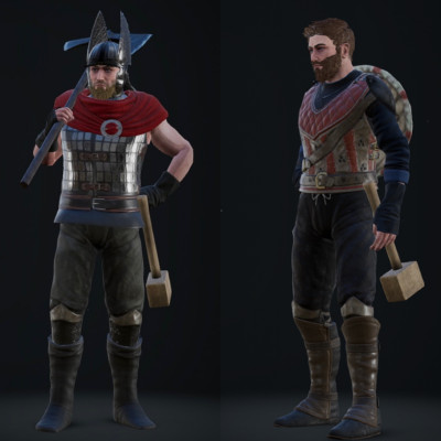 Thor and Captain America (Infinity War)